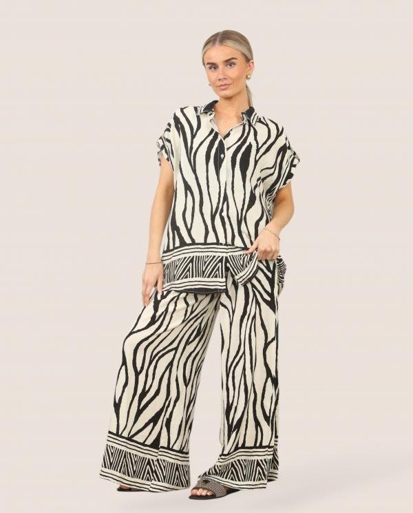 Abstract Button Through Shirt - Terminal 1 Clothing