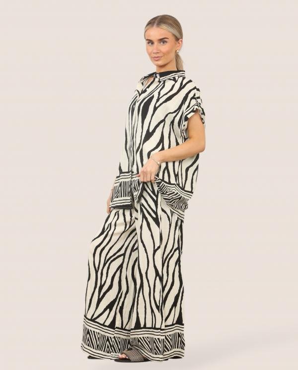 Abstract Wide Leg Trouser - Terminal 1 Clothing