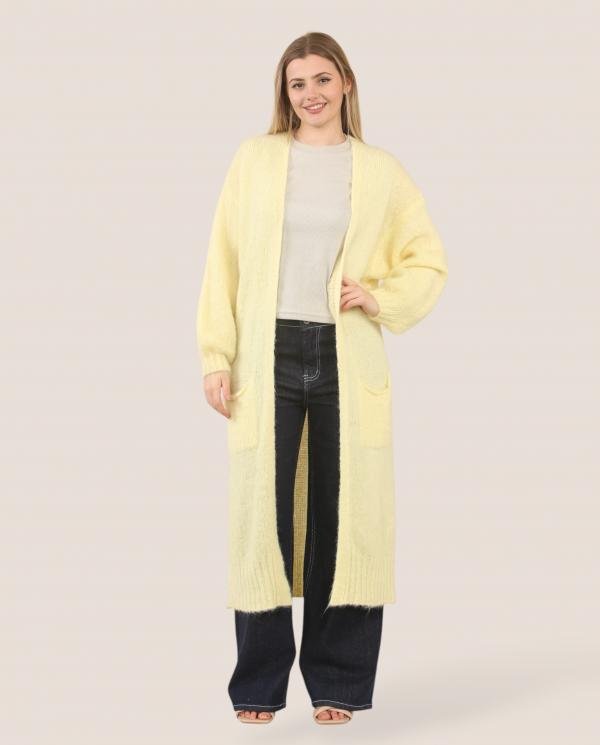Alpaca Knit Longline Cardigan - Terminal 1 Clothing