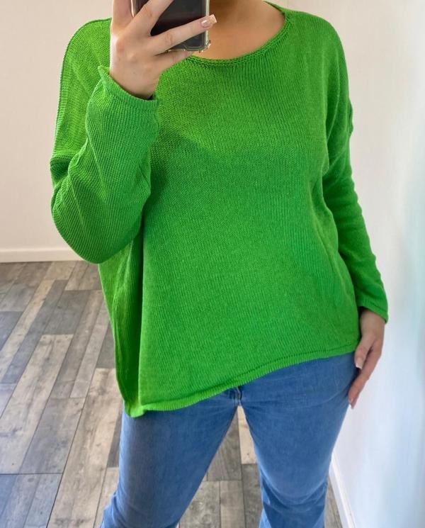 Drop Shoulder Fine Knit Jumper - Terminal 1 Clothing