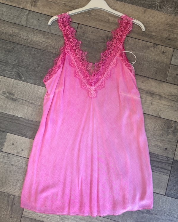 Eyelash Lace Trim Cami Top - Terminal 1 Clothing