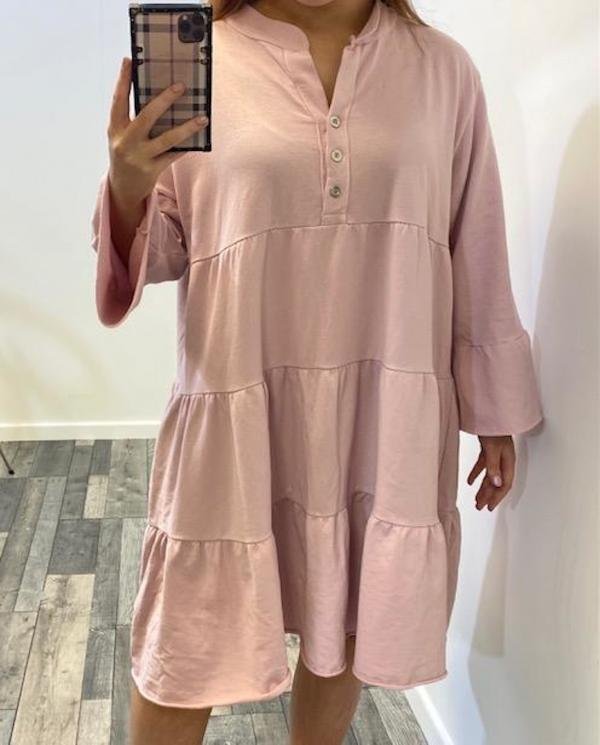 PLUS SIZE Jersey Smock Dress - Terminal 1 Clothing