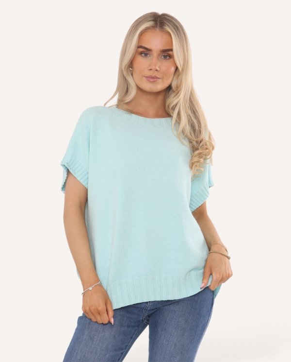 Soft Knit Ribbed Hem Boxy Jumper - Terminal 1 Clothing