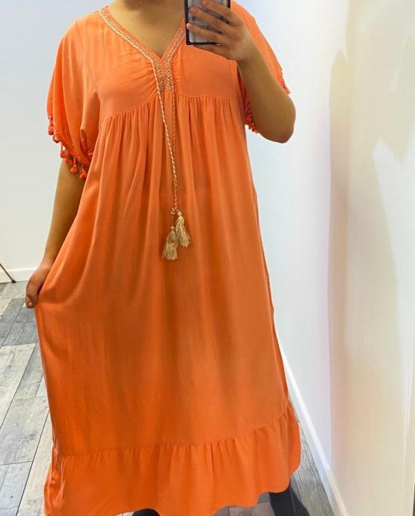 Tassel Detail Kaftan Dress - Terminal 1 Clothing
