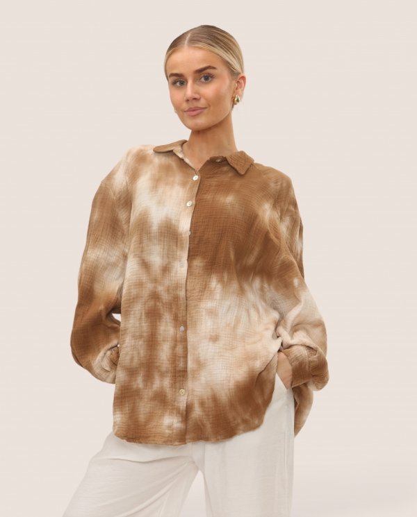 Tie Dye Cheesecloth Shirt - Terminal 1 Clothing